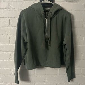 Calvin Klein Performance Olive Quarter Zip Hoodie